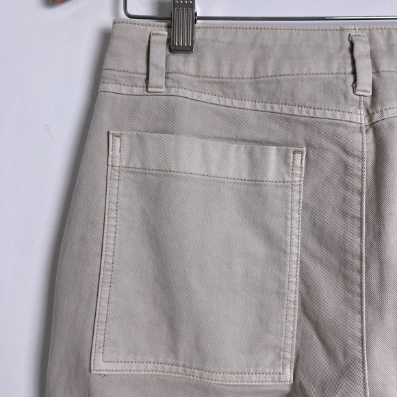 GAP Women's Size 4 Loose Khaki Pants In Moonstone Beige 100% Cotton Preppy - Picture 10 of 12